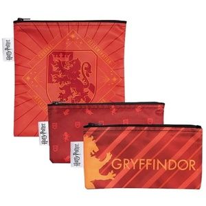 New Bumkins x Harry Potter Gryffindor Snack Bag Set. BNIP.